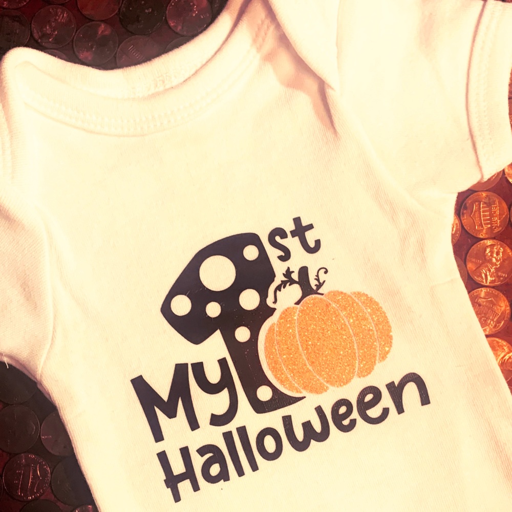 Custom 1st Halloween Baby Onesies